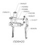 Extracteur Hydraulique Pour Prise Intérieure Forza 20 Tonnes
